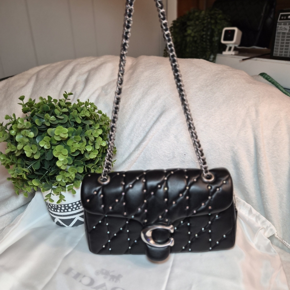 Coach Quilted Tabby 26 with Crystal Rivets | Nappa Leather | Collector’s Edition - Picture 9 of 10